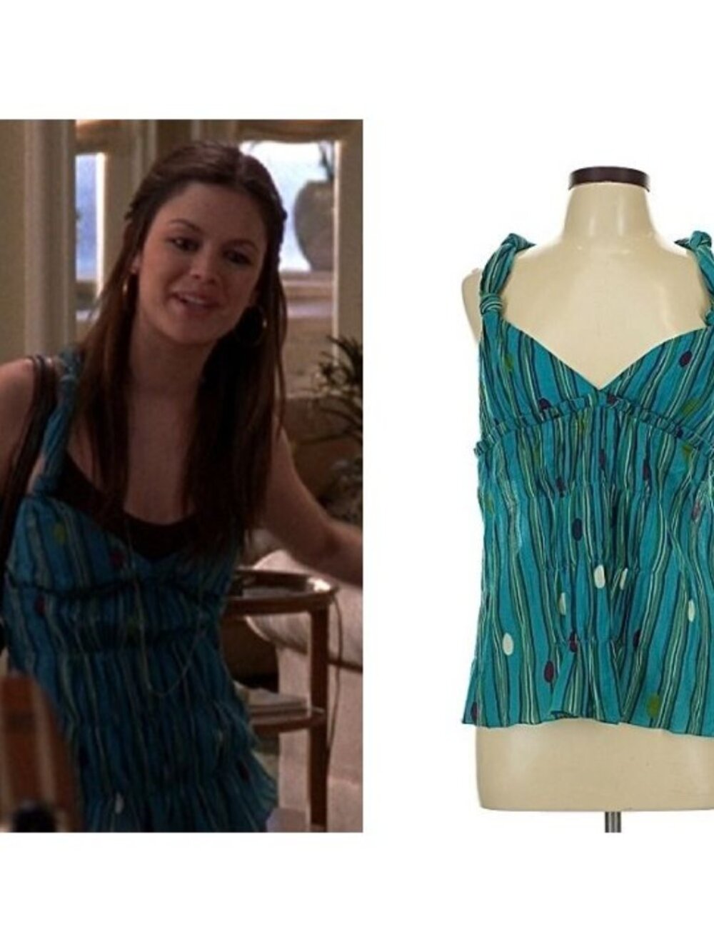 ASO THE OC SUMMER ROBERTS RACHEL BILSON Tunic Top Y2K VINTAGE NEW NWT